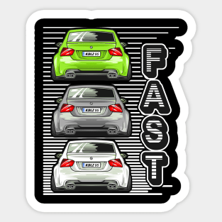 Fast  cars Sticker